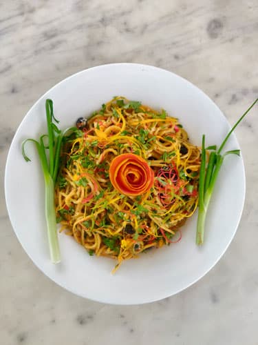 Aglio e olio spaghetti